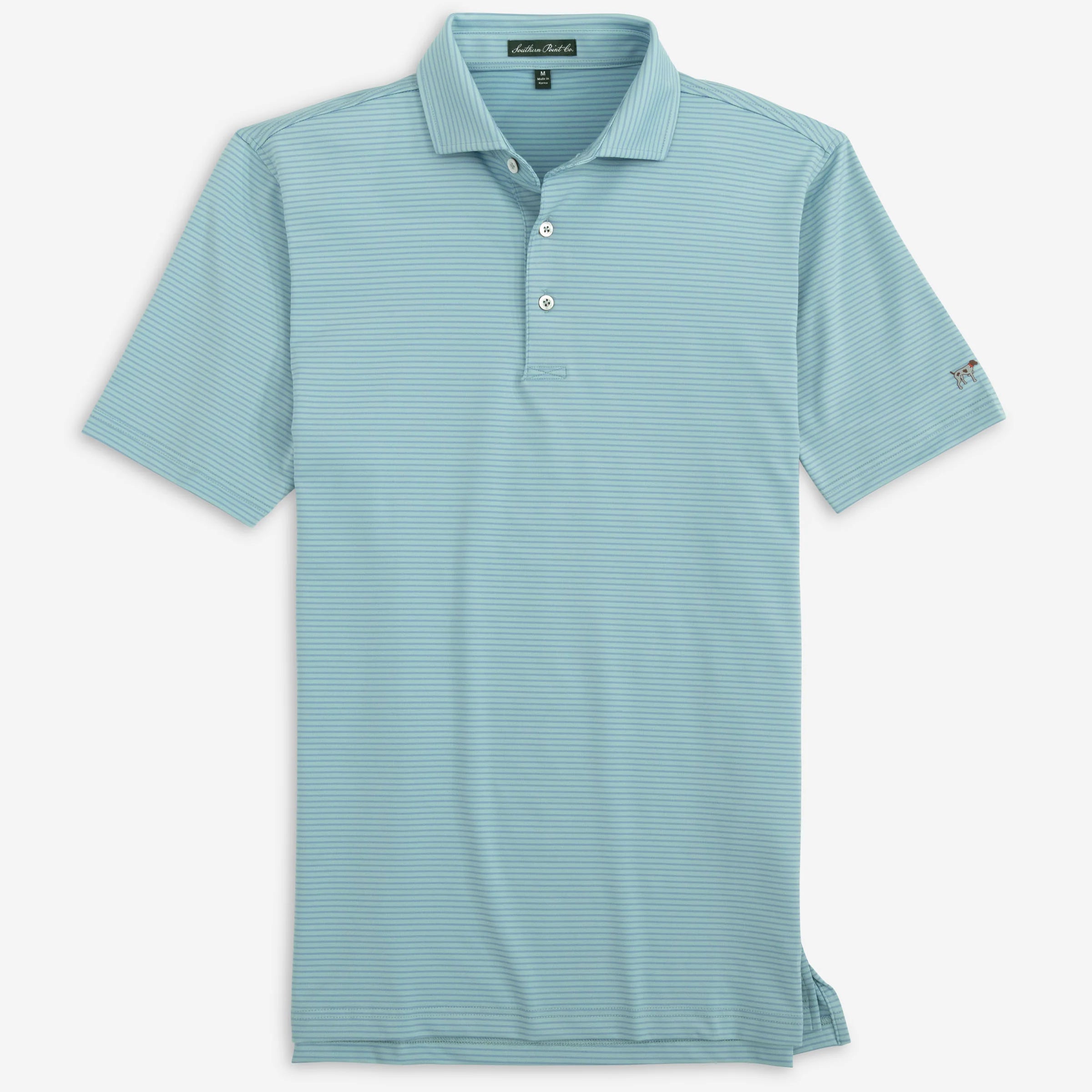 Dune Stripe YOUTH Polo in Seaside by Southern Point Co.
