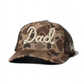Camouflage cap with 'Dad' embroidered 
