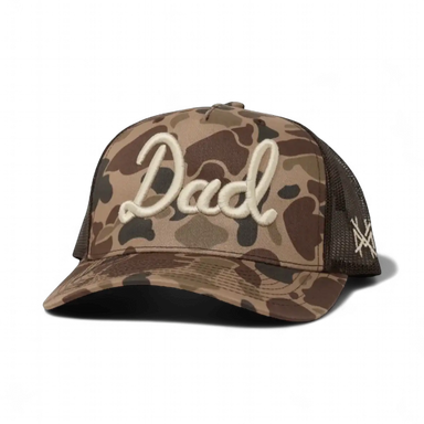 Camouflage cap with 'Dad' embroidered 