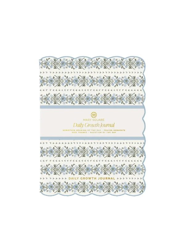 Blue and green floral spiritual journal 
