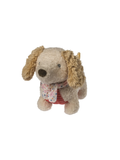 tan plush dachshund baby toy 