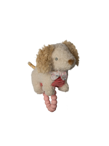 pink Dancing Dachshund Teether Rattle