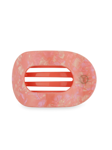 Dreamsicle Marble Large Flat Round Clip by Teleties