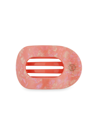 Dreamsicle Marbled Medium Flat Round Clip by Teleties
