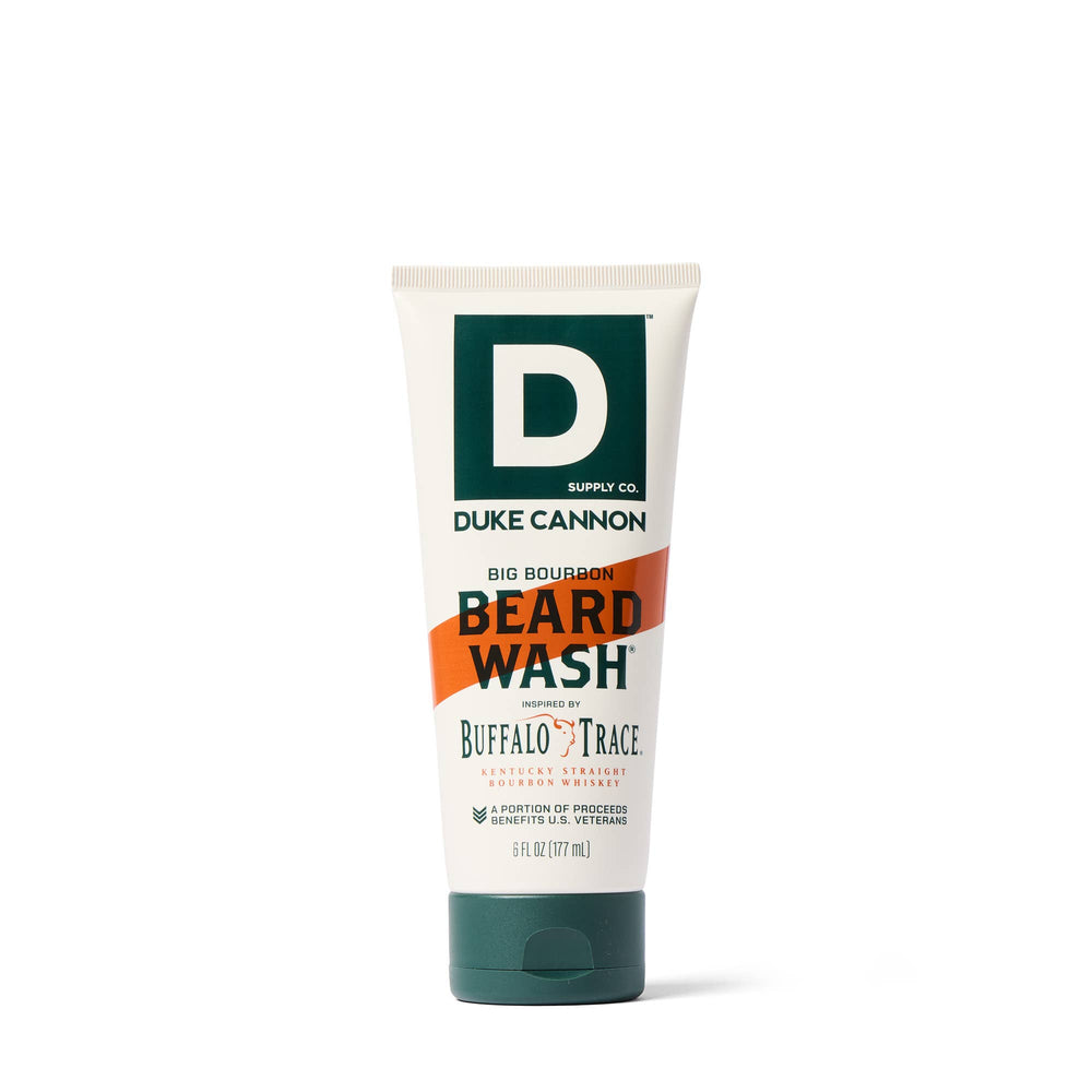 Tube of Duke Cannon beard wash 