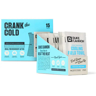Duke Cannon cold shower cooling field towel 