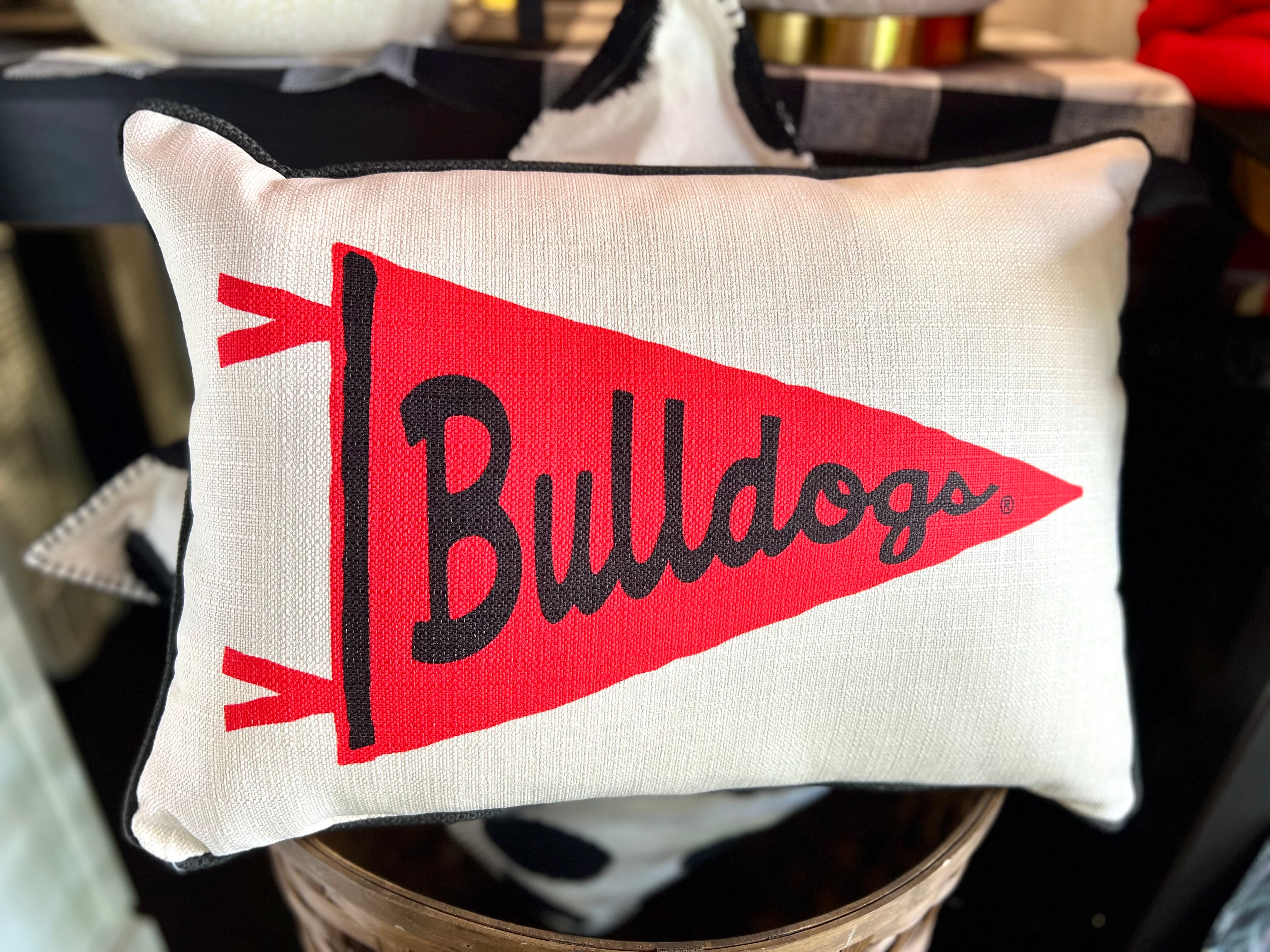 Bulldogs Pennant Pillow