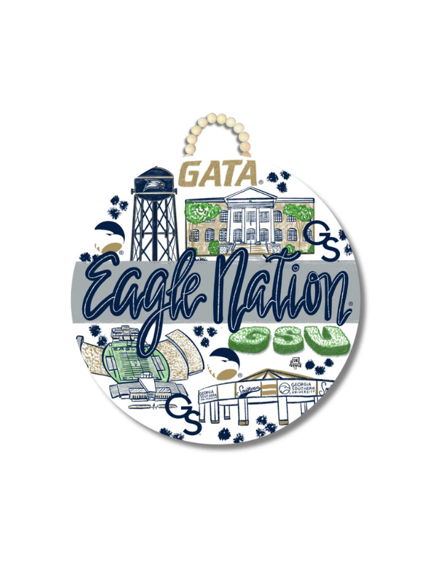 GSU campus map door hanger 