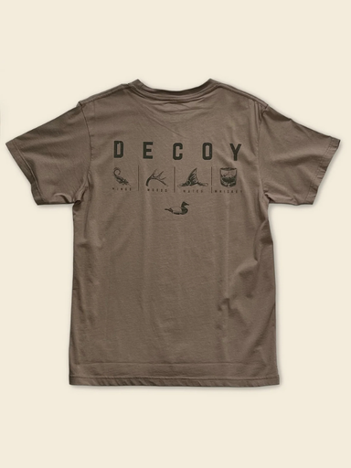The Elements T-Shirt carries all four marks on a 100% cotton short-sleeve tee for the man whose year moves through more than one season and more than one pursuit.