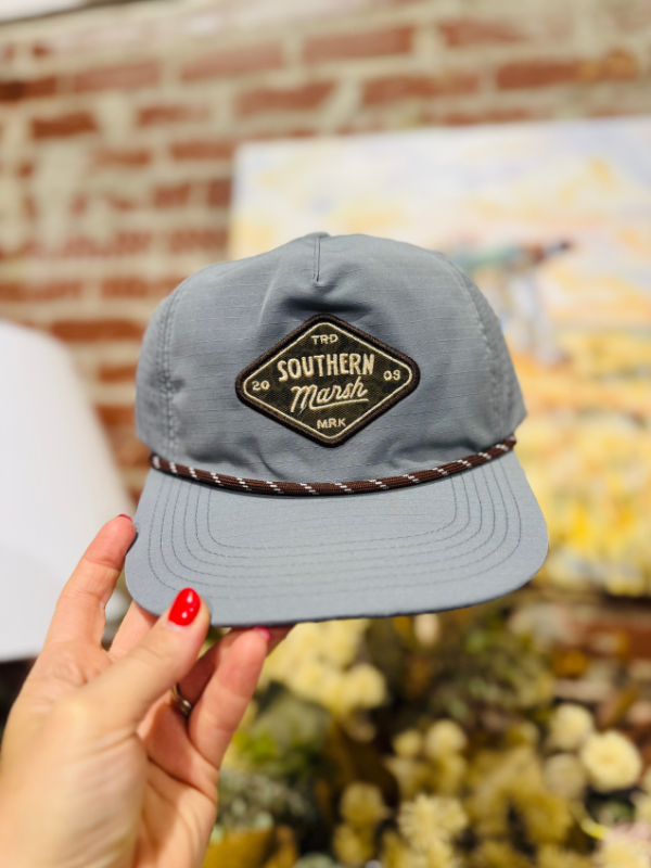 blue green diamond sm rope hat