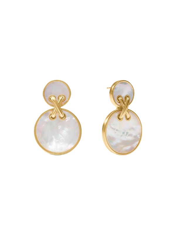 Essex Statement Earring in Mother of Pearl 