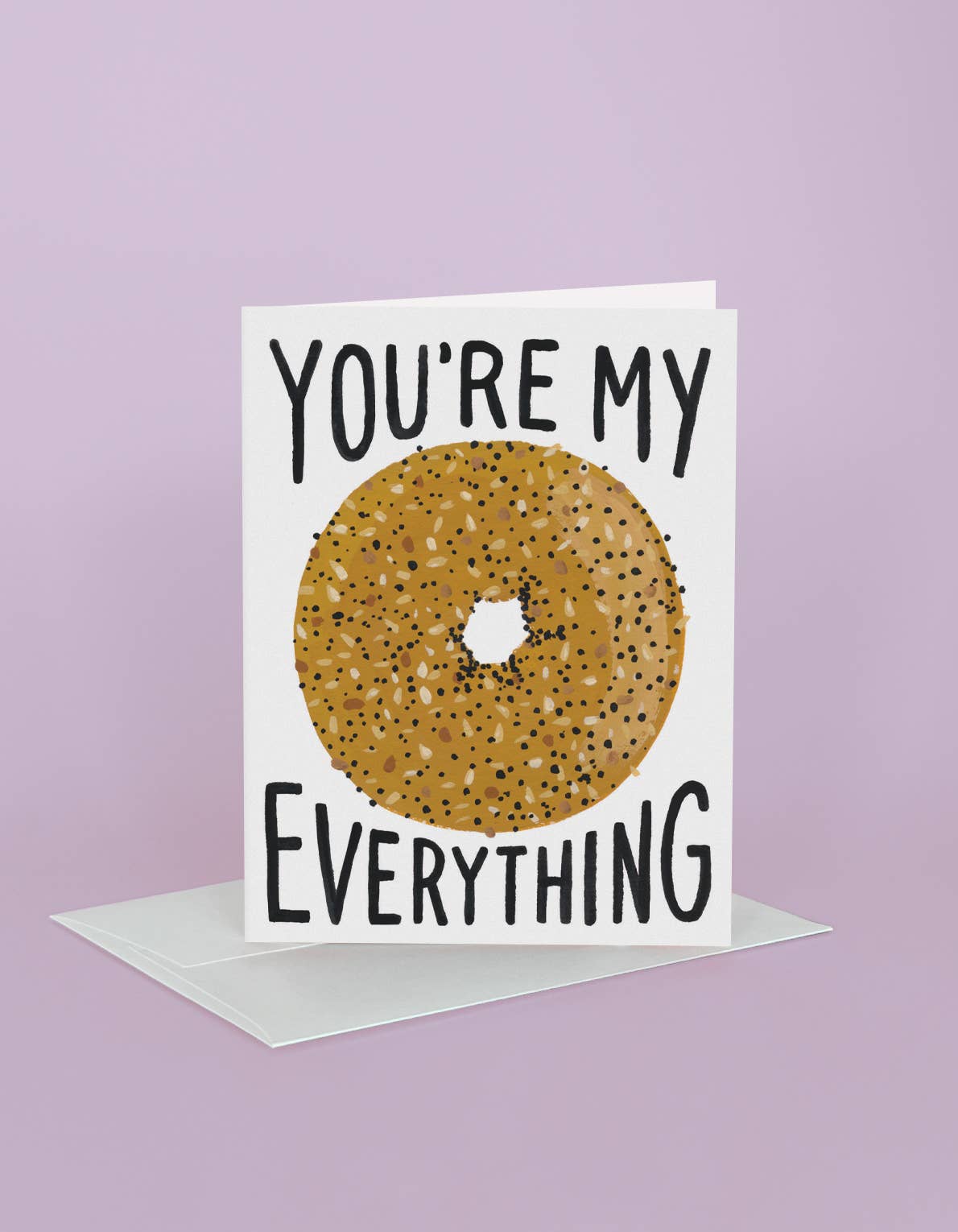 bagel birthday card