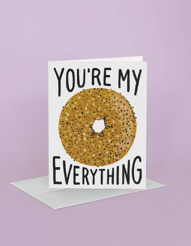 bagel birthday card