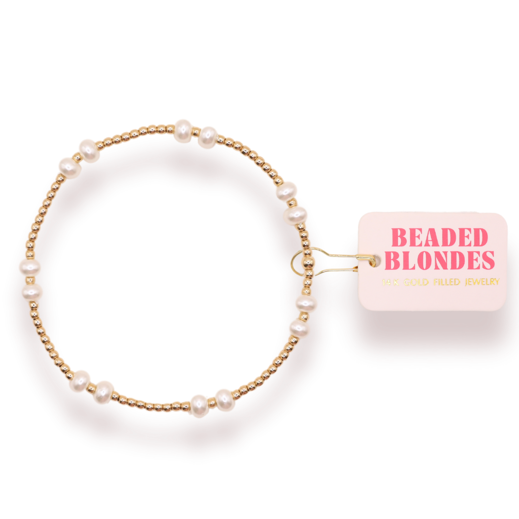 Extended Dainty Bethani Bracelet By Beaded Blonde mixed