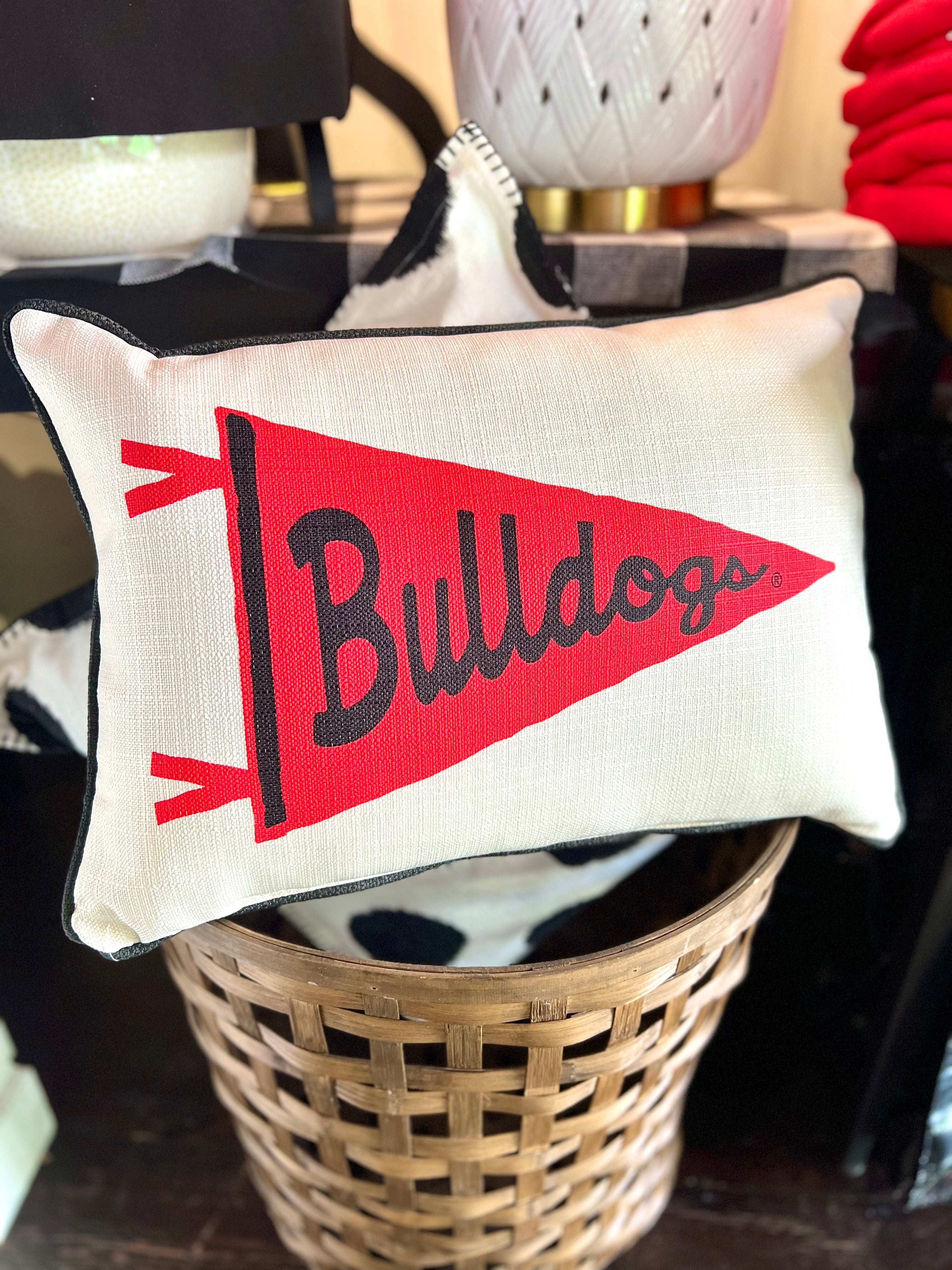 Bulldogs Pennant Pillow