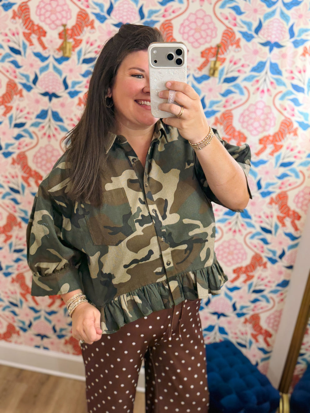 The Madison Ruffle Hem Top (S-XL)