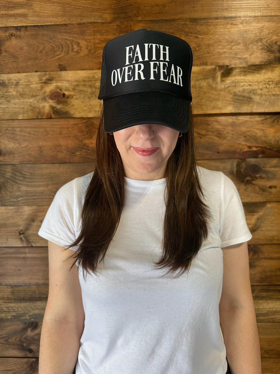 Faith Over Fear Trucker Hat