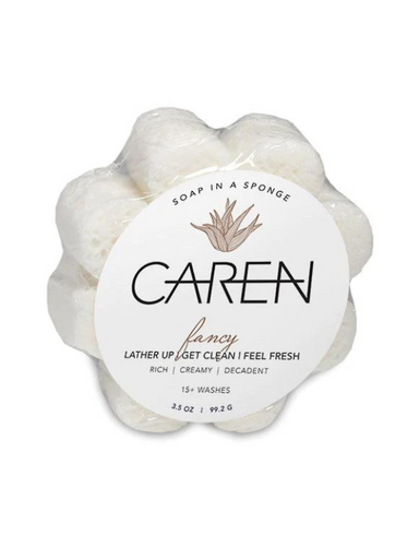 Fancy Soap in a Flower Sponge gift soap bath for her exfoliating