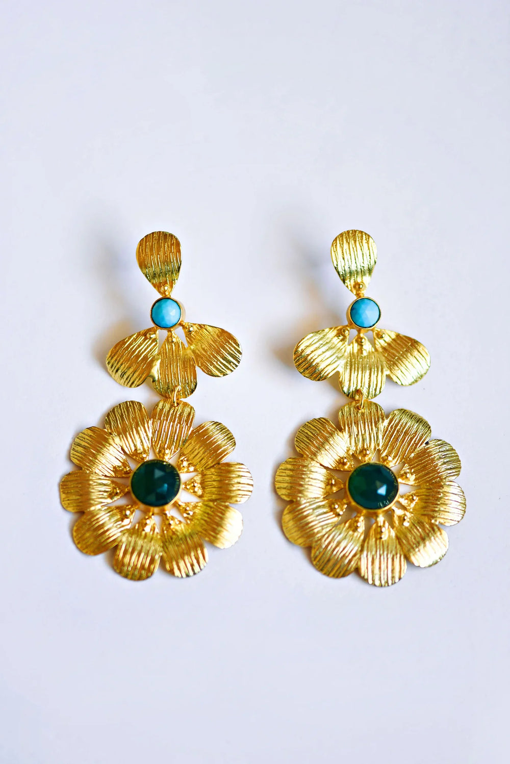 Farrah Floral Earrings by Tatum James