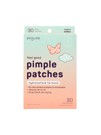 Feel Good Hydrocolloid Pimple Patches butterfly and clouds by spa life 