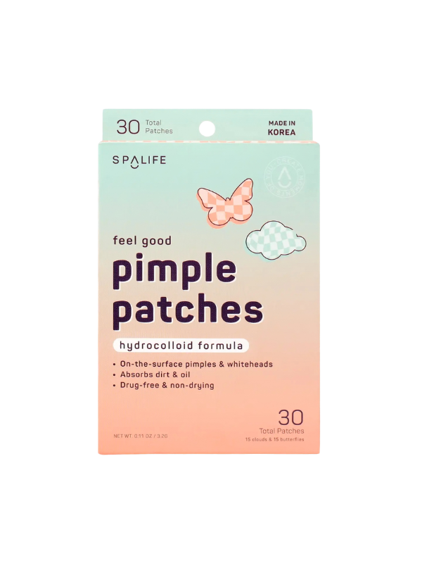 Feel Good Hydrocolloid Pimple Patches butterfly and clouds by spa life 