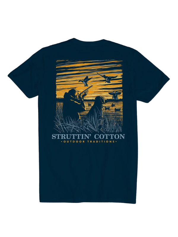 First Light by Struttin' Cotton in navy