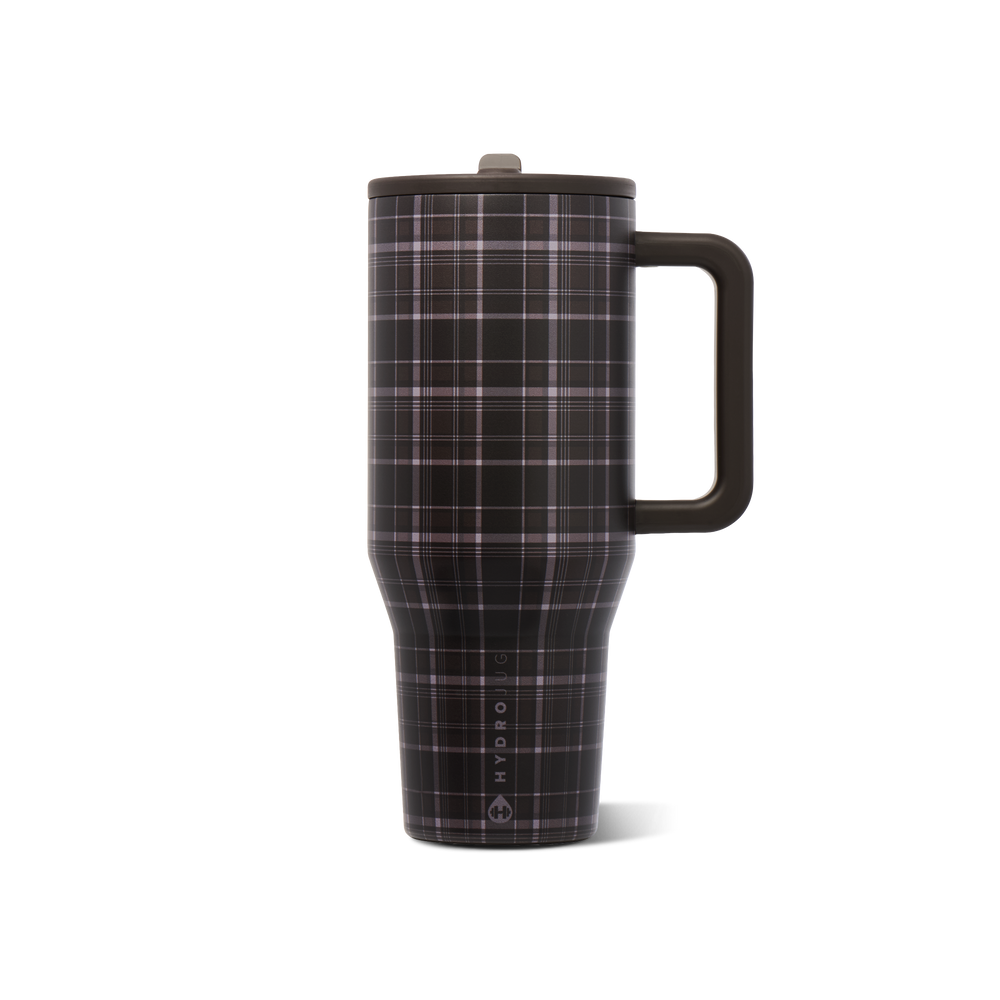 The HydroJug Traveler is completely leakproof with the straw down, cupholder compatible, and has a hygienic circular flip straw for easy sipping.