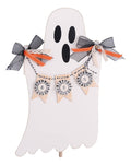 wood ghost topper with a boo sign 