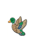 green and brown mallard duck velcro mini attachment 