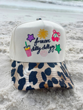 Forever Dilly Dalling Leopard Hat fun print