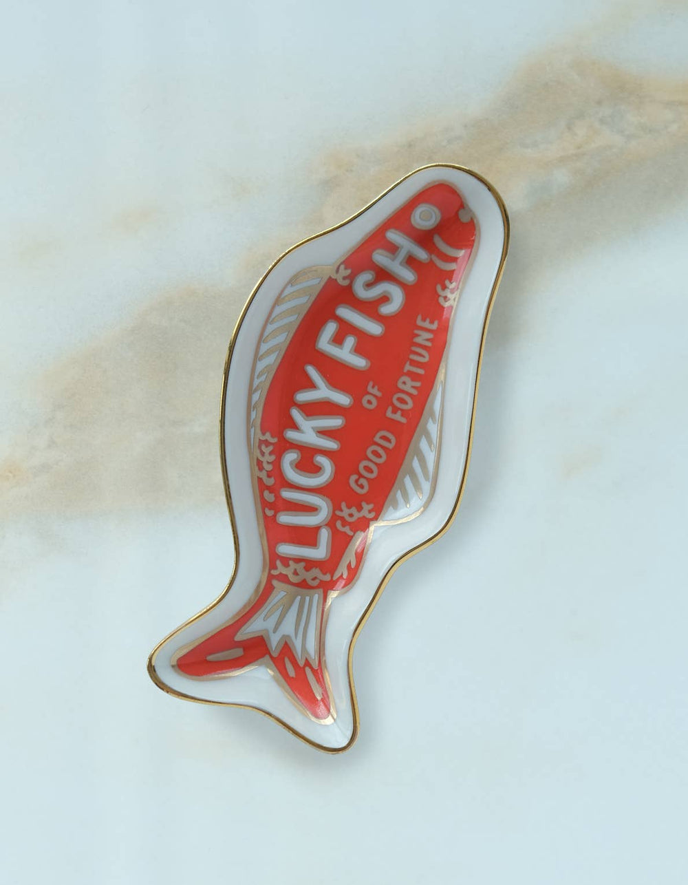 orange fish trinket tray 