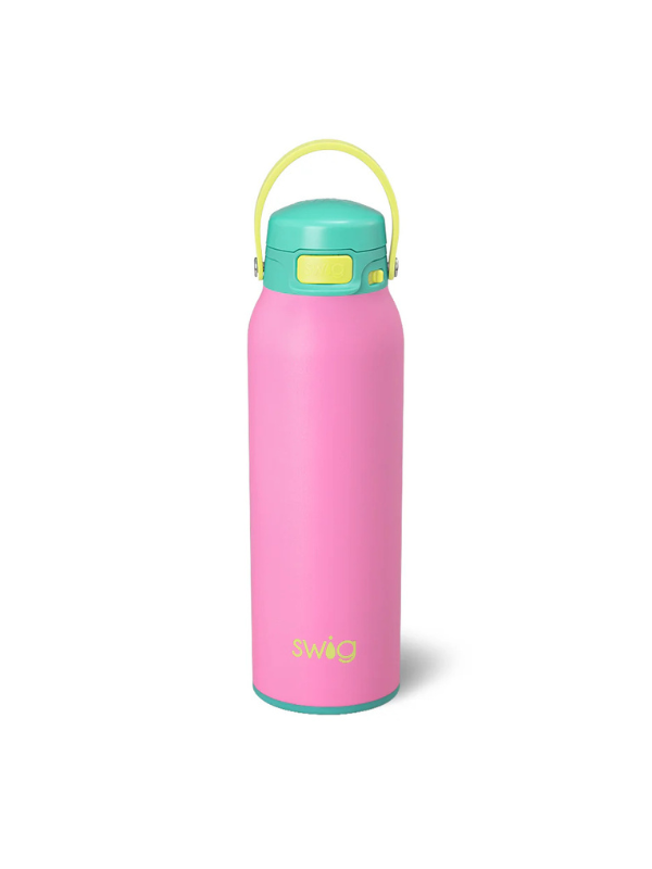 Fruit Punch EZ Fill 32oz Bottle pink and yellow and teal 
