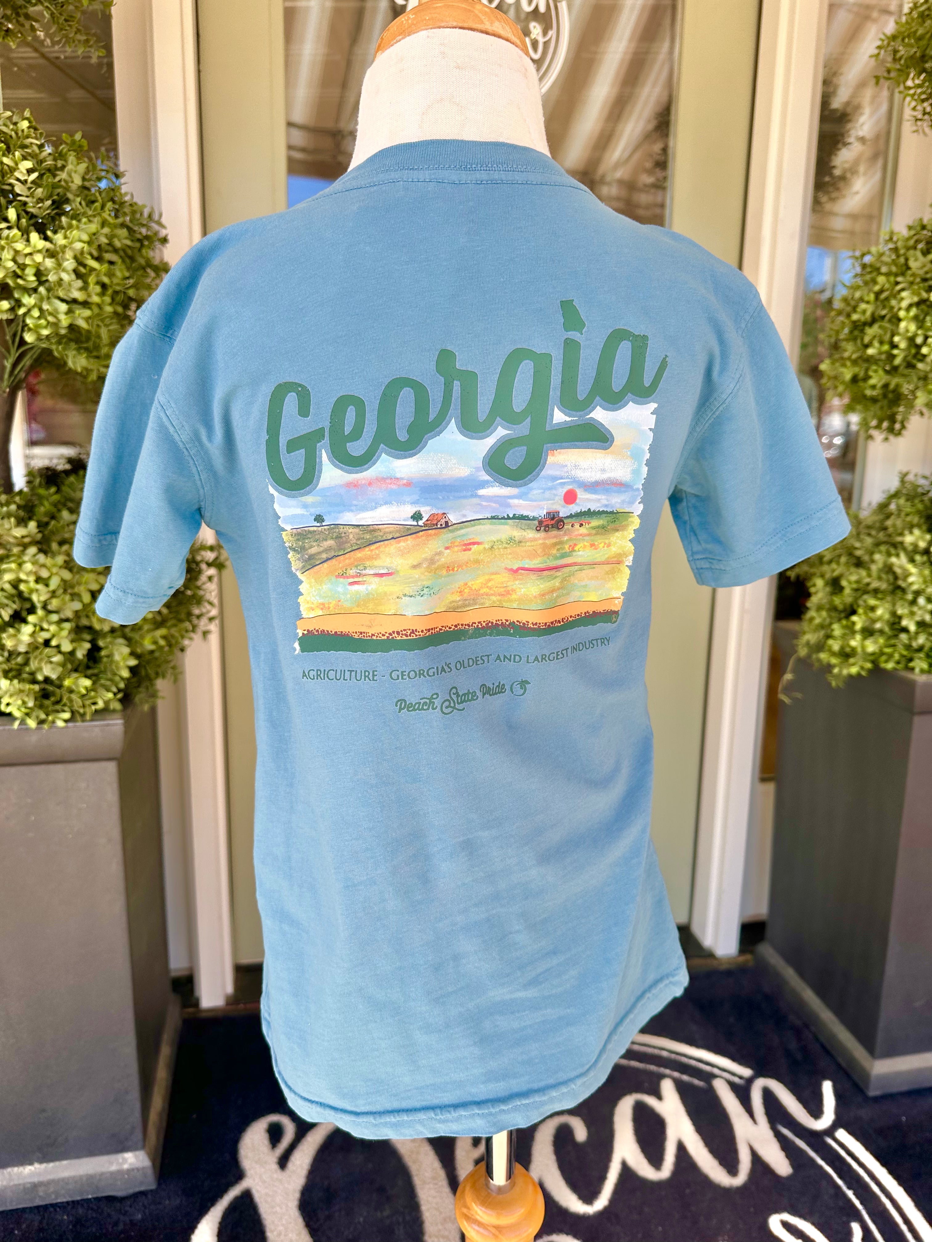 YOUTH Georgia Agriculture Short Sleeve Tee