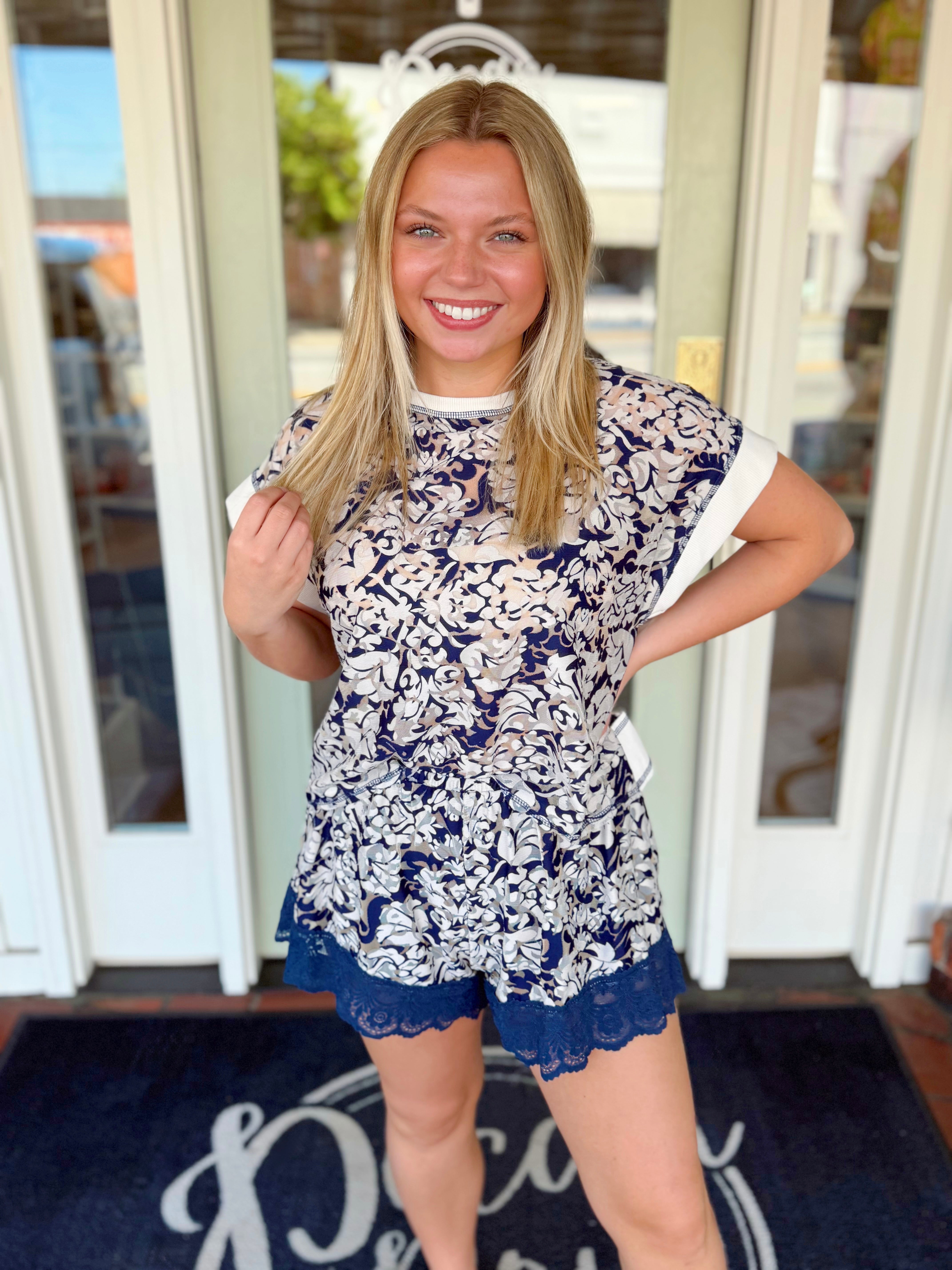 The Frannie Floral Crop Top