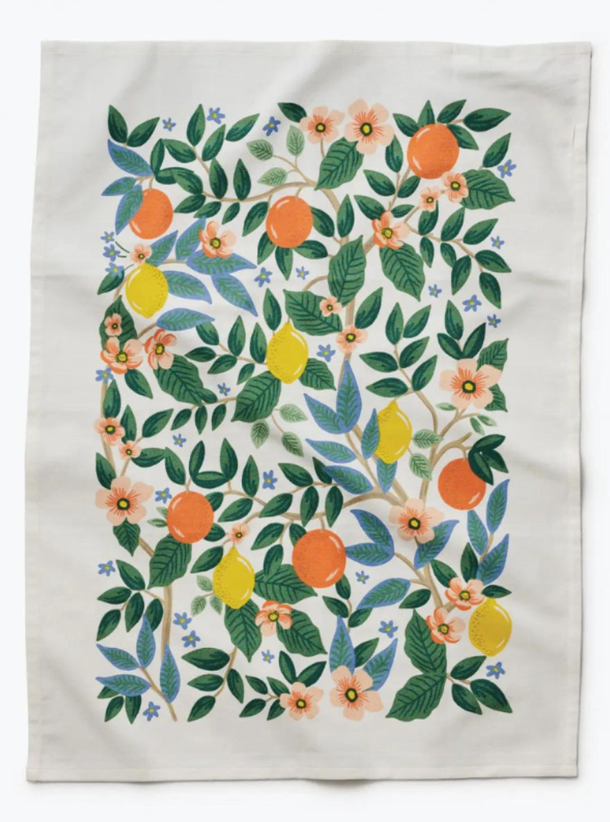 Lena & Will Wedding Registry - Citrus Grove Tea Towel