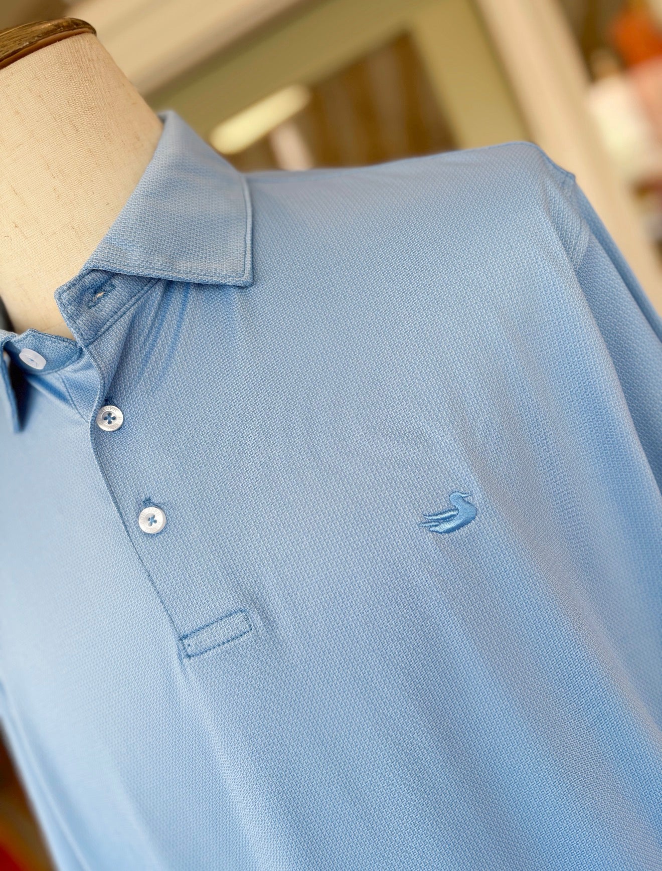 Ennis Performance Polo in Lilac By Southern Marsh