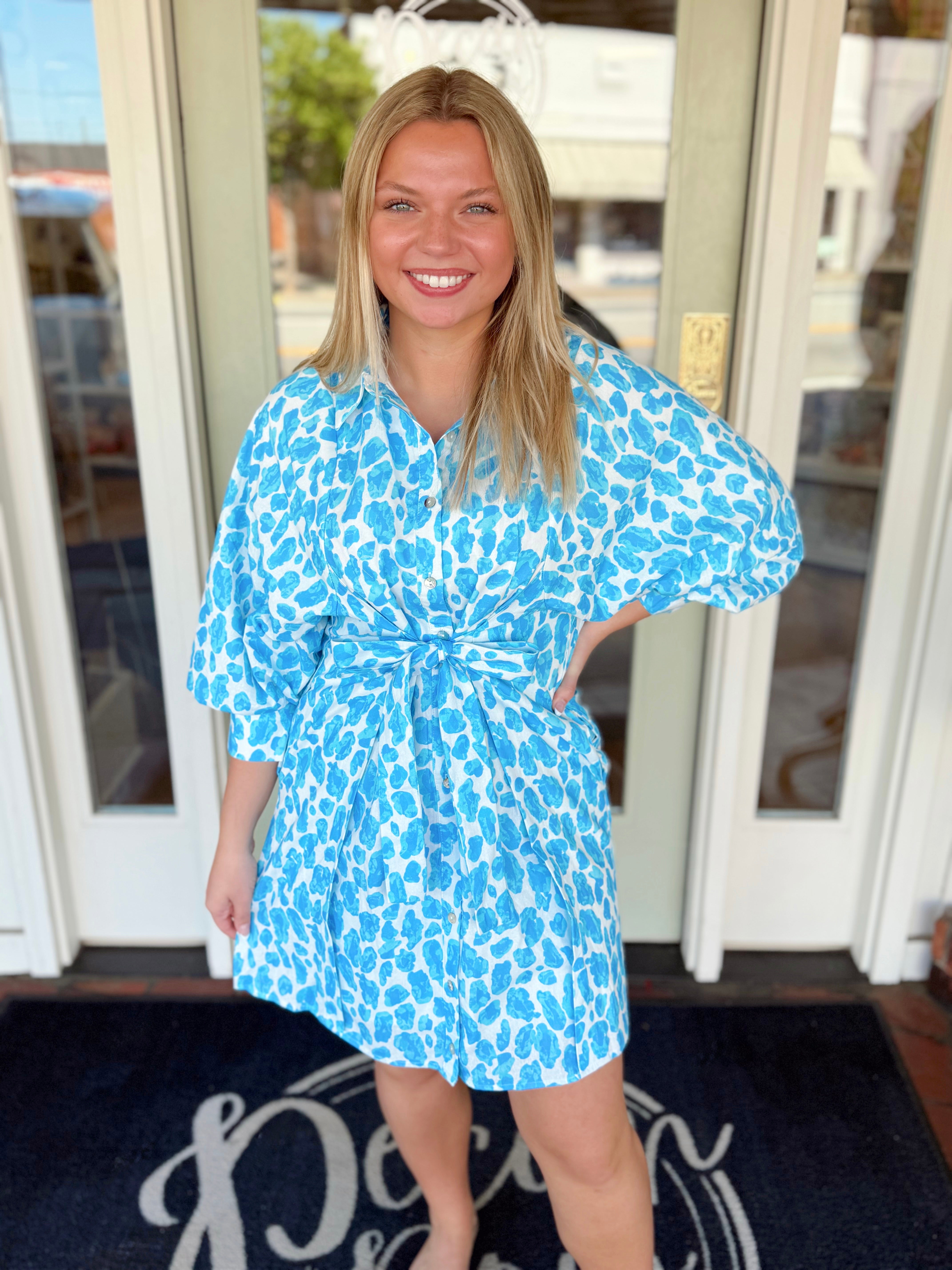 The Lex Printed Mini Dress