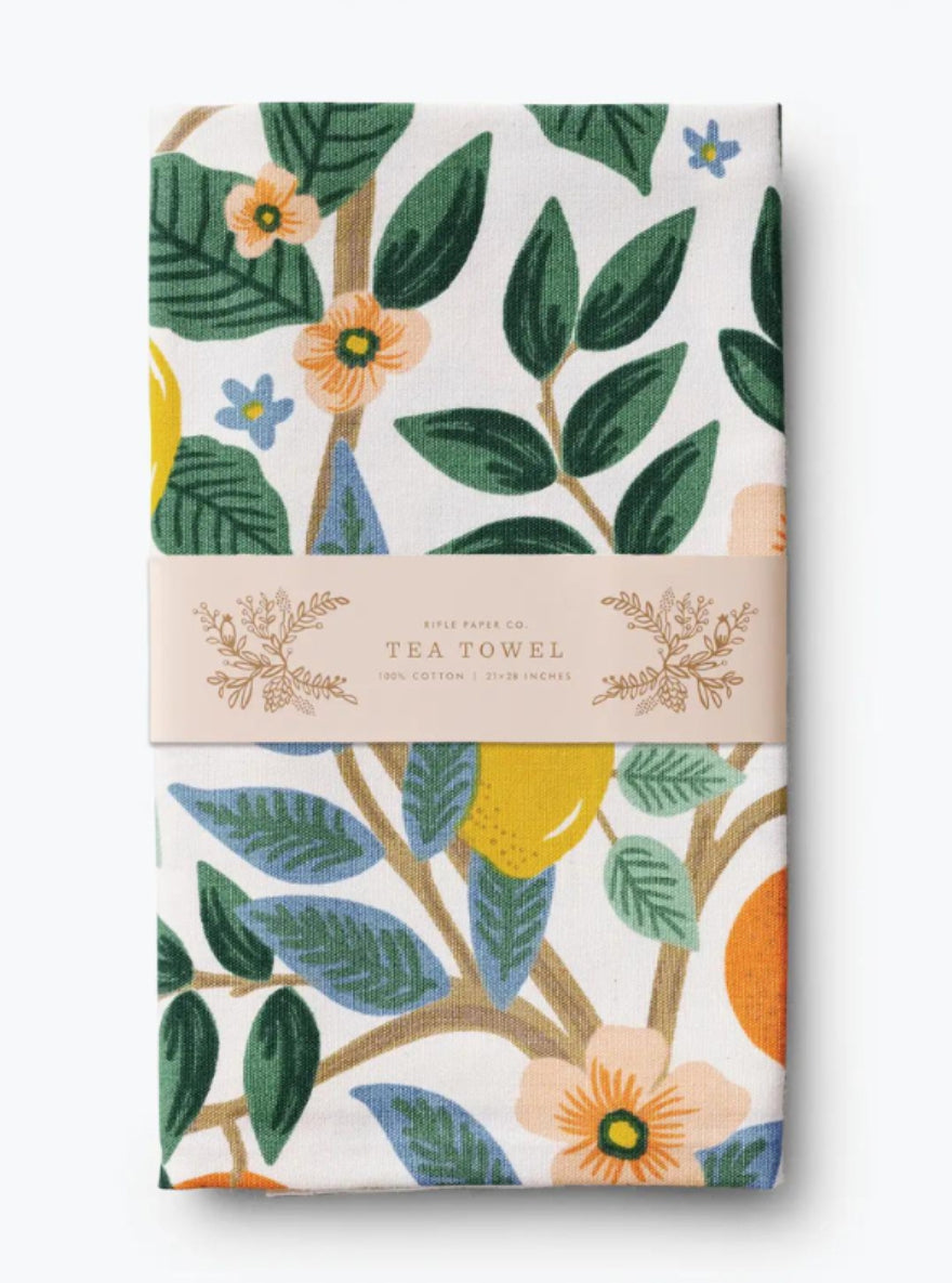 Lena & Will Wedding Registry - Citrus Grove Tea Towel