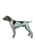 German shorthaired pointer standing figure outdoors hunting decor 