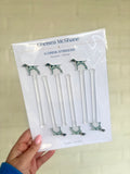 German shorthaired pointer bird dog drink stirrer sticks 