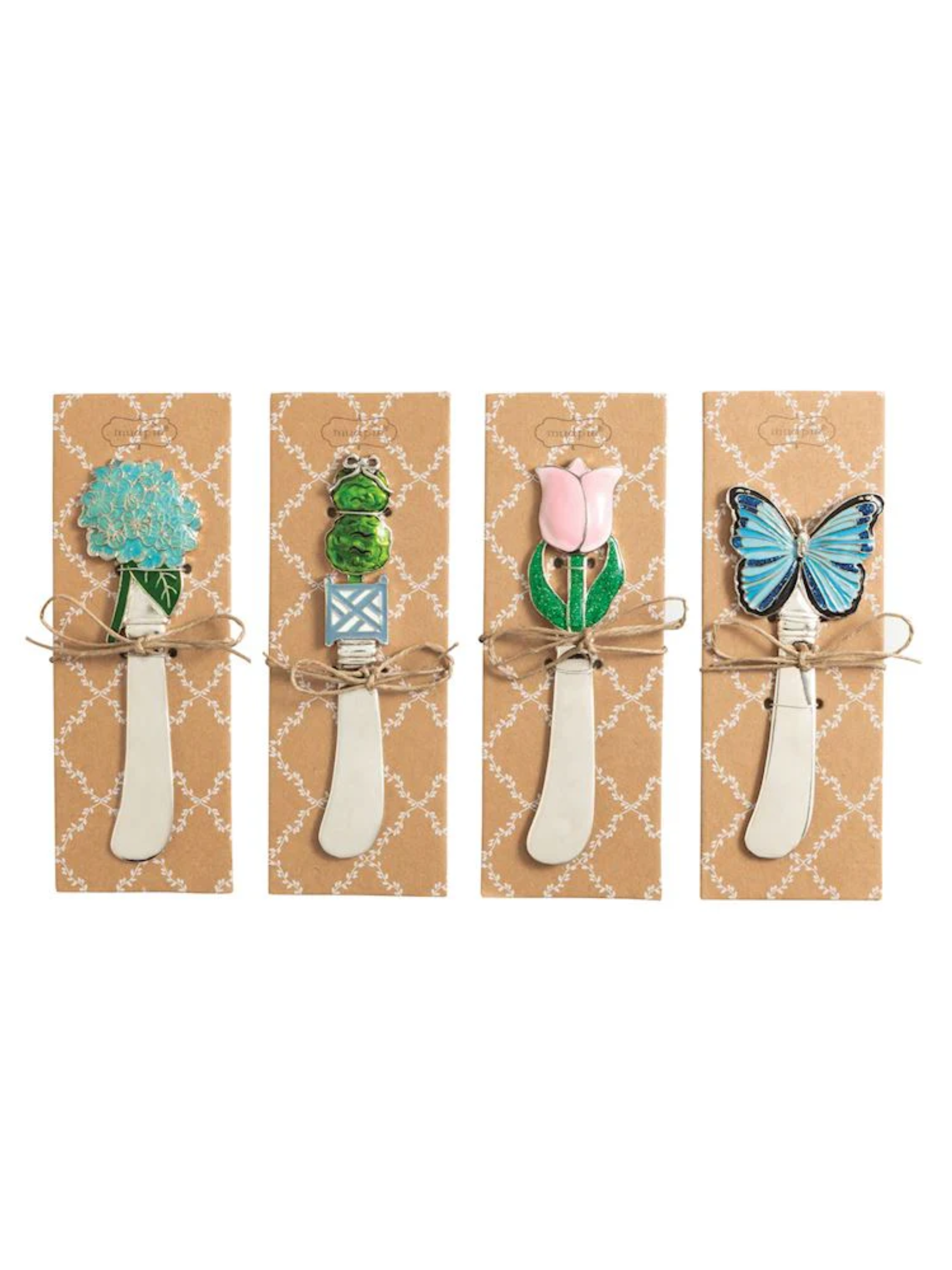 Garden figure spreaders by mudpie