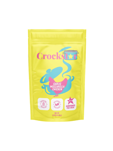 Crockstar garlic mozzarella chicken 