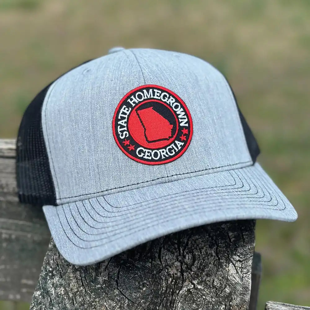 Georgia Pride Trucker in Heathered Gray