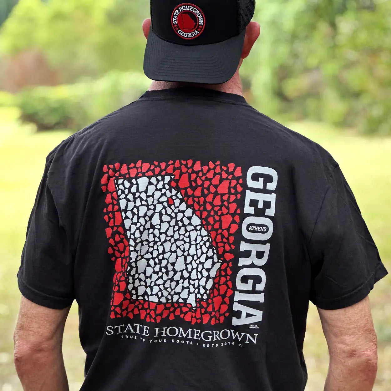 Mosaic Georgia Tee by State Homegrown