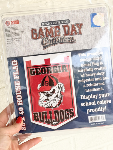 Georgia Bulldogs 28x40 House pole Flag