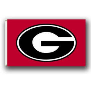 Georgia Bulldogs 3×5 pole Flag