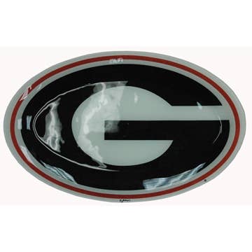 Georgia Bulldogs Decorative glass Plate