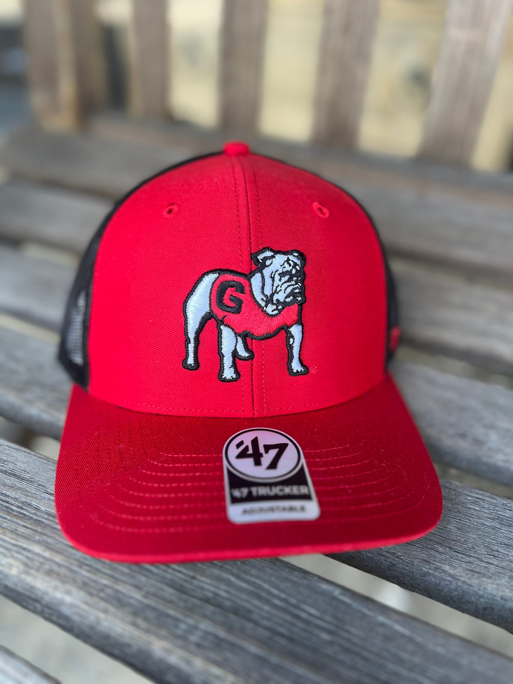 Georgia Bulldogs Red Bulldog Trucker Hat uga dawgs