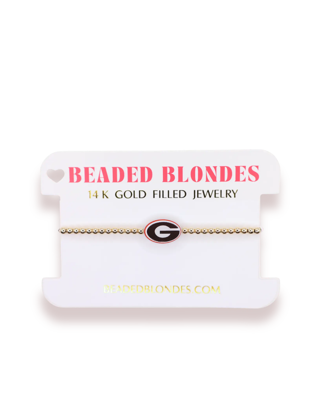 ga logo gold bracelet 