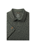 dark green polo with small State of GA printed on it 